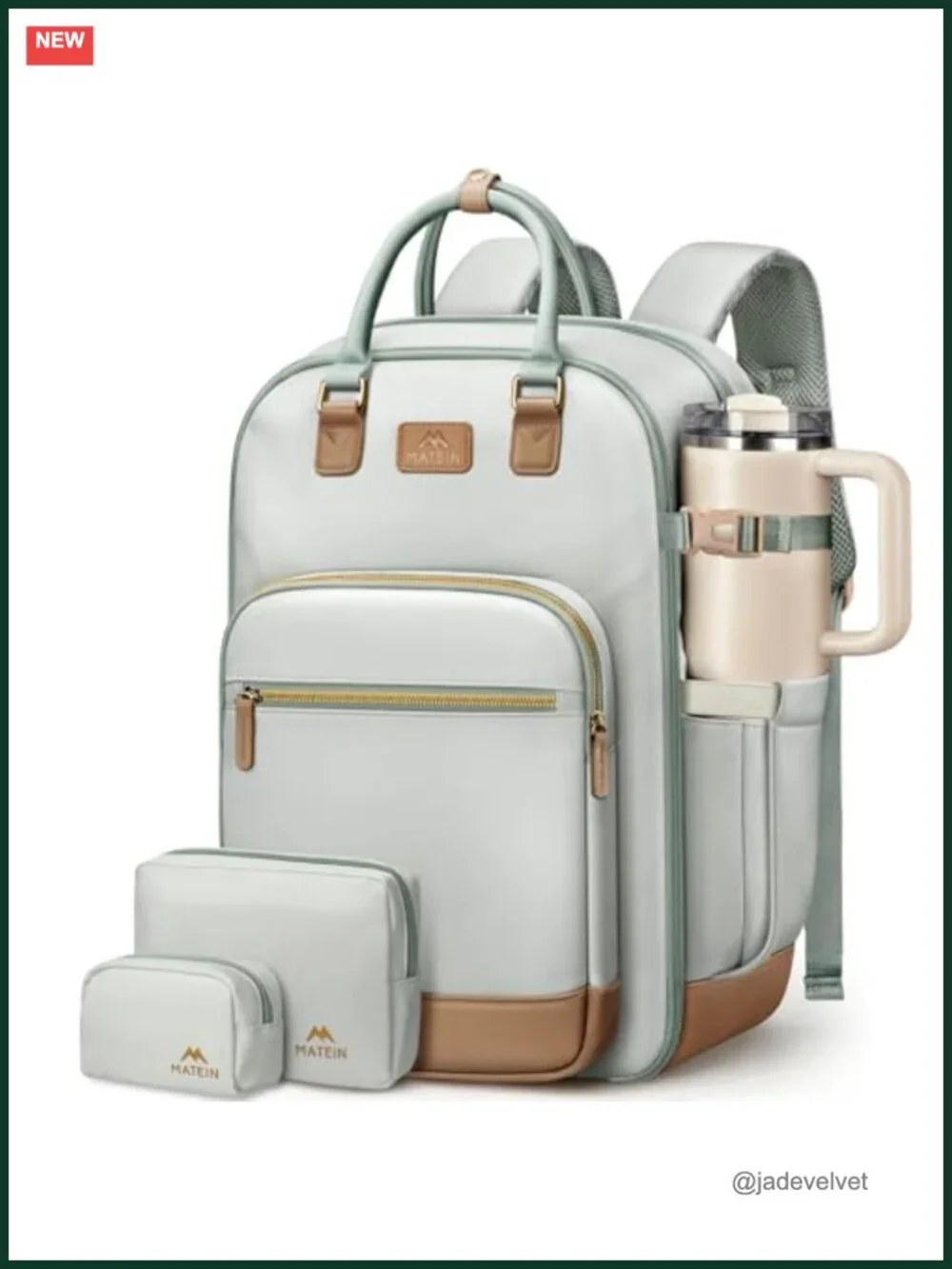 18x14x8 Underseat Travel Backpack with Detachable Shoe Compartment, TSA